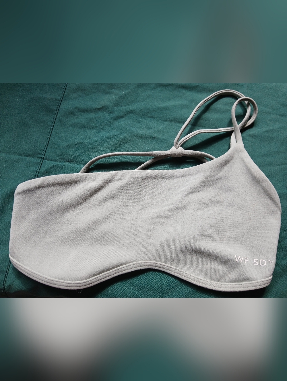 Whitefox Asymmetric Sage Sports Bra - Picture 2 of 4